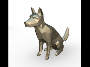 blue heeler figure 3Dプリントモデル