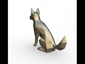 blue heeler figure Modelo de Impressão 3D
