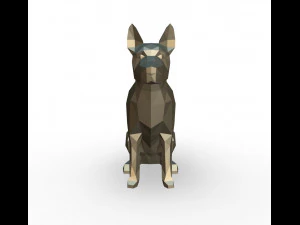 blue heeler figure 3D Print Model