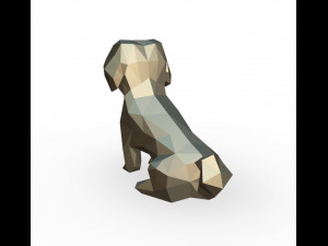 Pekingese figure 3D Print Model