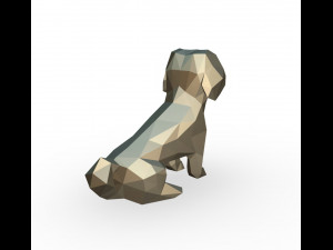 Pekingese figure 3D Print Model