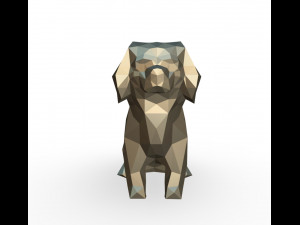 Pekingese figure 3D Print Model