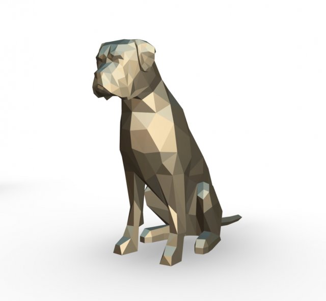 boxer figure Modello di stampa 3D .c4d .max .obj .3ds .fbx .stl .blend 