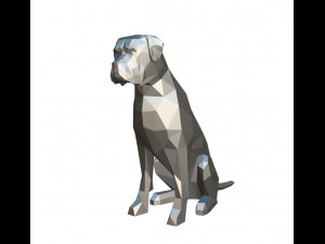 boxer figure Modello di stampa 3D