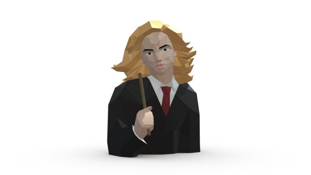 hermione granger figure Modelo de Impressão 3D .c4d .max .obj .3ds .fbx .stl .blend 