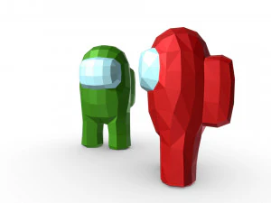 among us 3D Print Model