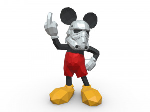 mickey mouse figure 3D 打印模型