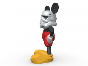 mickey mouse figure 3D Принт Модель