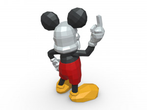 mickey mouse figure 3D Принт Модель