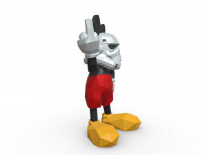 mickey mouse figure 3D Принт Модель