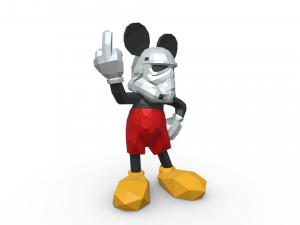 mickey mouse figure 3D Принт Модель