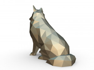 collie dog figure 3D 打印模型