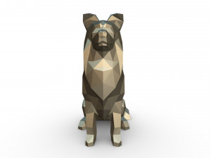 border collie figure Modèles 3D en vedette