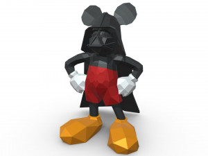 mickey mouse figure 3D Print Model