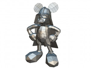 mickey mouse figure 3D-Druckmodell