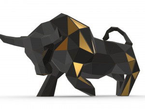 bull figure 2 3D Print Model