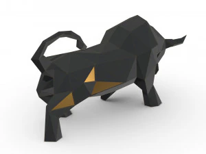bull figure 2 3D Print Model