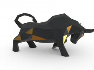bull figure 2 Model Cetak 3D