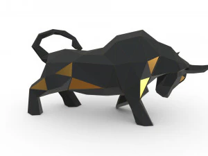 bull figure 2 3D Print Model