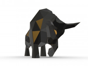 bull figure 2 Model Cetak 3D