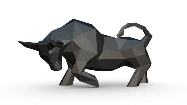bull figure 3 3D Baskı Modeli .c4d .max .obj .3ds .fbx .stl .blend 