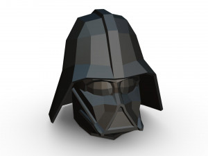 darth vader head 3D-Druckmodell