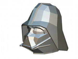 kepala darth vader Model Cetak 3D