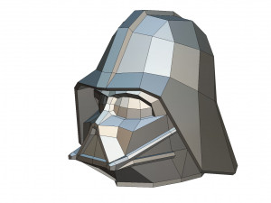 darth vader head 3D-Druckmodell