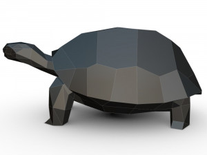 tortoise figure Model Cetak 3D