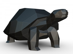 tortoise figure Model Cetak 3D