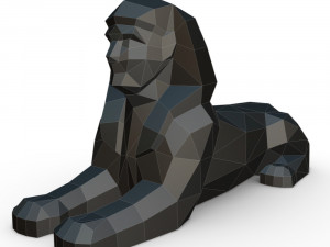 egyptian sphinx 3D Print Model