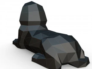 egyptian sphinx 3D Print Model