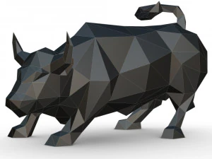 Stierfigur 3D Druckmodell