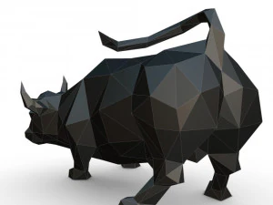 bull figure 3D Print Model