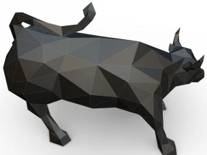 bull figure 3D Print Model