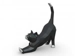figura de gato Modelo de impresión 3D