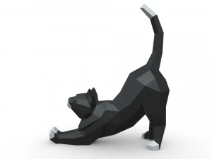 figura di gatto Modello di stampa 3D