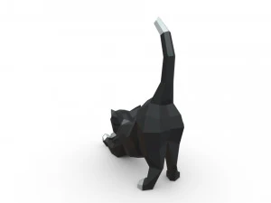 figura di gatto Modello di stampa 3D