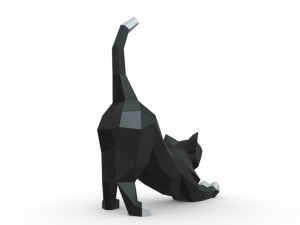 cat figure Model Cetak 3D