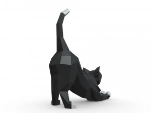 figura di gatto Modello di stampa 3D