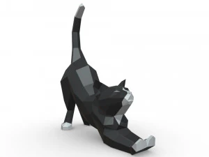 figura di gatto Modello di stampa 3D
