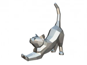 figura di gatto Modello di stampa 3D