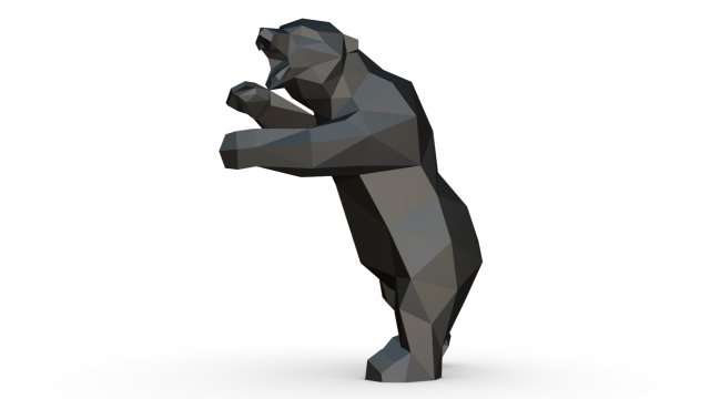 bear figure 3D Принт Модель .c4d .max .obj .3ds .fbx .stl .blend 