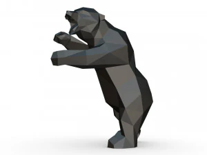 figura de urso Modelo de Impressão 3D