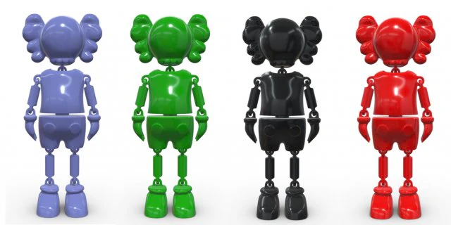 kaws figure 3D Print Model .c4d .max .obj .3ds .fbx .stl .blend 