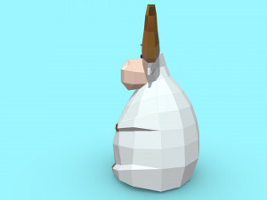 bull figure 5 3Dプリントモデル