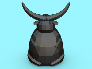 bull figure 5 3Dプリントモデル