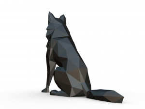 chien loup 2 3D Print Model