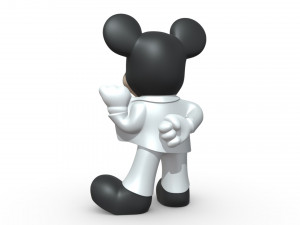 mickey mouse figure 3D प्रिंट मॉडल