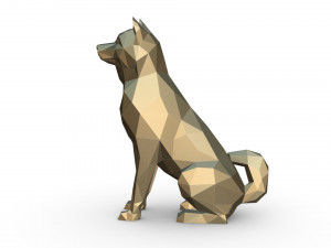 Shiba inu 3D Druckmodell
